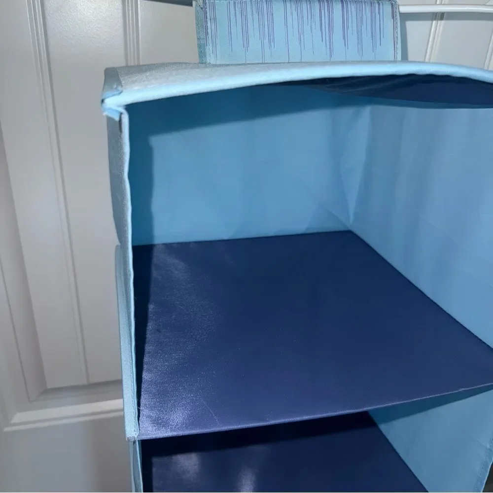 Blue‎ 5-Shelf Hanging Closet Organizer